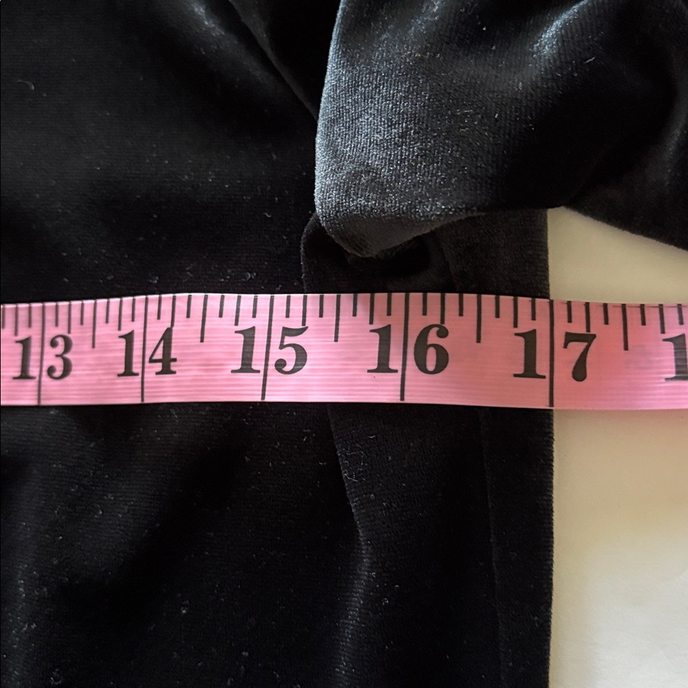 ModCloth Black Velvet Beyond the Shade of Night Dress Size Small - Picture 7 of 8